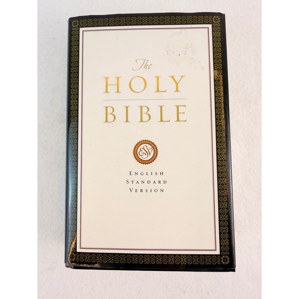 Crossway ESV Classic Reference Bible English Standard Version Black Gold Trim